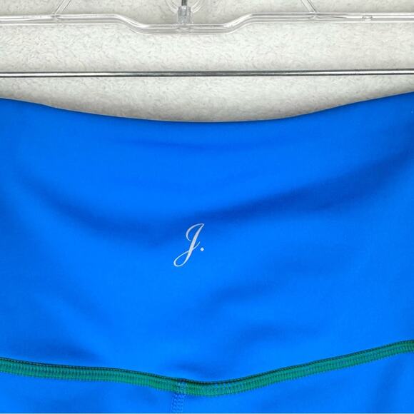 J. Crew Active SleekStretch High-Rise Running Leggings In Vibrant Blue/Green M - Picture 11 of 16